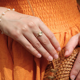 Scallop Shell Pearl Sterling Silver Ring